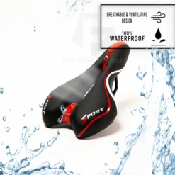 Voltano Sport Fietszadel – Gel Trekking Zadel – Met Uitsparing – Unisex - Zwart / Rood - Incl. Gratis Zadelstrop -Merkloos Verkoop 1200x1200 2536