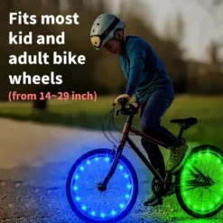 BOTC Wielverlichting Fiets - 20 Holders - Spaakverlichting LED - Lichtsnoer Fietswiel - 20 Leds -220CM - Groen -Merkloos Verkoop 1200x1200 2646