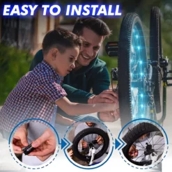 BOTC Wielverlichting Fiets - 20 Holders - Spaakverlichting LED - Lichtsnoer Fietswiel - Fiets Wiel Licht - 20 Leds - 220CM - Roze -Merkloos Verkoop 1200x1200 2655