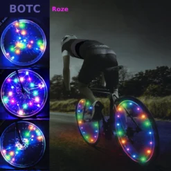 BOTC Wielverlichting Fiets - 20 Holders - Spaakverlichting LED - Lichtsnoer Fietswiel - 20 Leds - 220CM - Kleurrijk -Merkloos Verkoop 1200x1200 2660