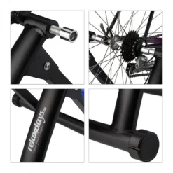 Relaxdays Fietstrainer - Rollenbank Fiets 26-28“ - Hometrainer - Fiets Trainer - Zwart -Merkloos Verkoop 1200x1200 2685