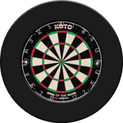 KOTO Dartbord Surround - Darboard Catchring - Zwart - Beschermt Muur En Dartpijlen