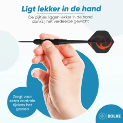 Bolke® - Dartpijlen - Dart Flights - Dartpijlen Set Van 12 Stuks - Hoge Kwaliteit - Luxe - 20 Gram Dartpijlen -Merkloos Verkoop 1200x1200 2724