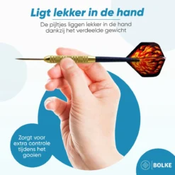 Bolke® - Dartpijlen - Dart Flights - Dartpijlen Set Van 12 Stuks - Hoge Kwaliteit - Basic. - 19 Gram Dartpijlen -Merkloos Verkoop 1200x1200 2764