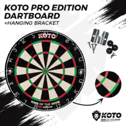 KOTO Pro Edition Dartbord - Dart Bord Voor Professionals - Darts - Gevorderde - Dunne Bedrading -Merkloos Verkoop 1200x1200 2829