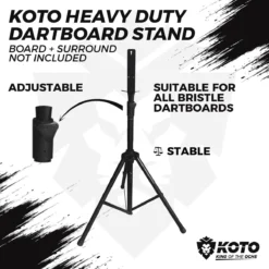 KOTO Heavy Duty Dartstandaard - Dartstatief - Inclusief Montage Voor Dartborden - Driepoot -Merkloos Verkoop 1200x1200 2852