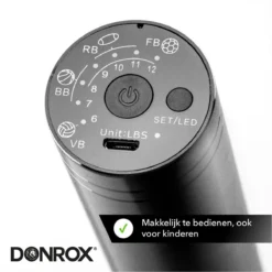 Donrox Play B211 Elektrische Ballenpomp - Voetbalpomp Inclusief Naalden - Oplaadbaar - Autostop -Merkloos Verkoop 1200x1200 296