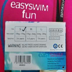 EasySwim Fun - Zwemvest/Drijfvest Kind - Roze - Maat S: 13-16 Kg -Merkloos Verkoop 1200x1200 377