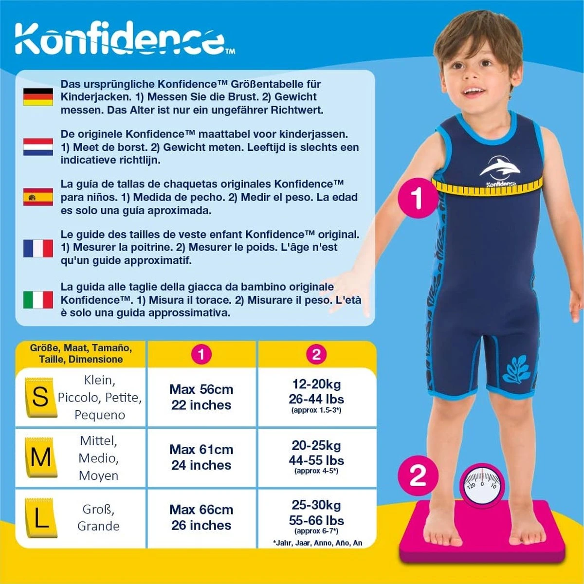 Konfidence - Zwemvest/Drijfvest Kind - Blauw - 1,5-3 Jaar / 12-20 Kg 14 Konfidence - Zwemvest/Drijfvest Kind - Blauw - 1,5-3 Jaar / 12-20 Kg - Afbeelding 14