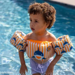 Swim Essentials - Puddle Jumper Zwemvest - Oranje/Blauw Haaien - 2-6 Jaar - 15-30 Kg -Merkloos Verkoop 1200x1200 448