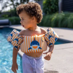 Swim Essentials - Puddle Jumper Zwemvest - Oranje/Blauw Haaien - 2-6 Jaar - 15-30 Kg -Merkloos Verkoop 1200x1200 453