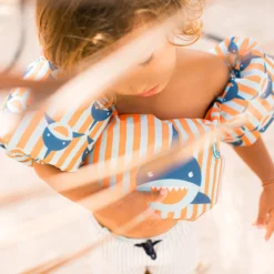 Swim Essentials - Puddle Jumper Zwemvest - Oranje/Blauw Haaien - 2-6 Jaar - 15-30 Kg -Merkloos Verkoop 1200x1200 455