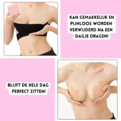 Boob Tape - Inclusief 2 Nipple Covers/Tepelstickers - Borst Tape - Bra Tape - Boob Lift Tape - Beige - 5 Meter Lang - 5 CM Breed - Plak BH 20 Boob Tape - Inclusief 2 Nipple Covers/Tepelstickers - Borst Tape - Bra Tape - Boob Lift Tape - Beige - 5 Meter Lang - 5 CM Breed - Plak BH -Merkloos Verkoop 1200x1200 476