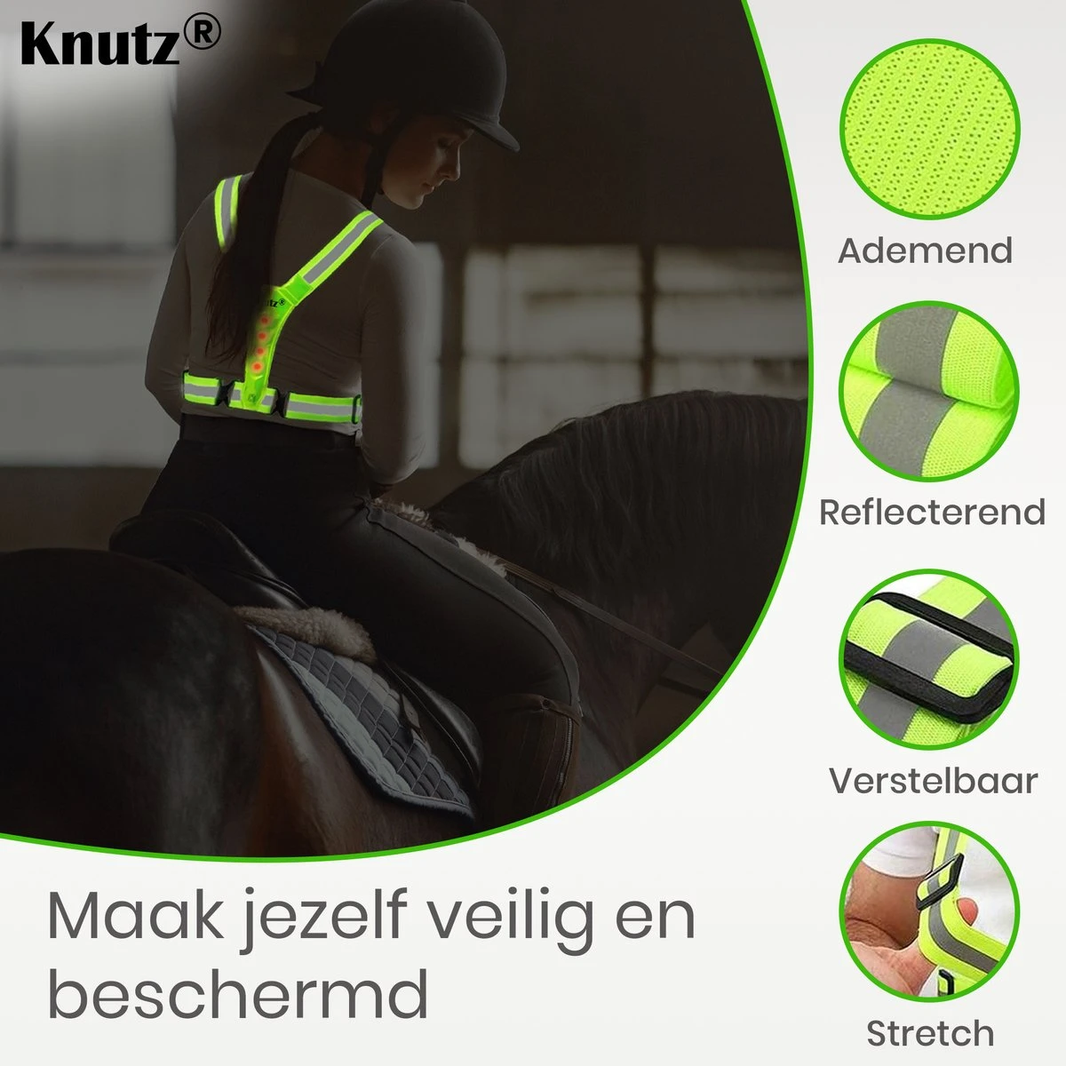 Knutz® -Hardloopvest Usb Oplaadbaar Met Verlichting – Sportvest – One Size – Neon Geel-Reflectievest-Wandelverlichting 2 Knutz® -Hardloopvest Usb Oplaadbaar Met Verlichting – Sportvest – One Size – Neon Geel-Reflectievest-Wandelverlichting - Afbeelding 2