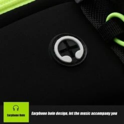 Running Belt | Heuptas | Buik Tas | Sportriem | Hardloop Riem Band Fles | Wandelen | Met Headset | Telefoon | IPhone | Smartphone | Snack | Drinkfles | Waterafstotend | Heup Riem | Zwart -Merkloos Verkoop 1200x1200 536