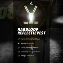 ARISENN® 3D LED Hardloop Verlichting - Led Harnas - Led Vest - INCL. Hersluitbare Zipper Bag - Wit Licht Voor & Rood Licht Achter - Hardloop Led Verlichting - Reflecterend Hardloop Vest - Hardlopen - Sport Verlichting - Incl Batterijen -Merkloos Verkoop 1200x1200 561