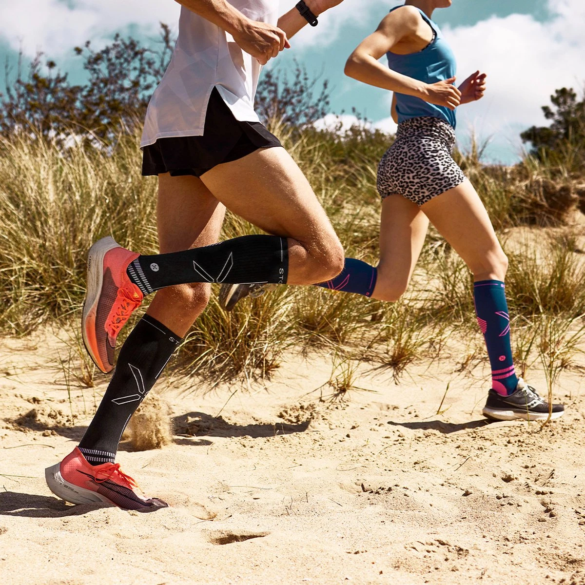 STOX Energy Socks - Hardloopsokken Voor Mannen - Premium Compressiesokken - Running Socks - Vochtafdrijvend - Voorkom Blessures & Spierpijn 4 STOX Energy Socks - Hardloopsokken Voor Mannen - Premium Compressiesokken - Running Socks - Vochtafdrijvend - Voorkom Blessures & Spierpijn - Afbeelding 4