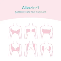 Soft & Silky - Boob Tape - Incl. Nipple Covers - Fashion Tape - BH Tape - 5 Meter - Sandy - Boobtape - Tepelcovers - Borst Tape -Merkloos Verkoop 1200x1200 590