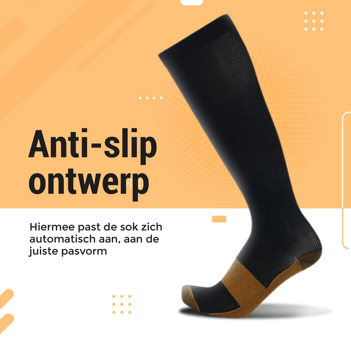 Ogoods 4 Paar Compressiekousen Voor Hardlopen – Compressie Sokken – Steunkousen – Voor Dames En Heren – Maat 41-46 2 Ogoods 4 Paar Compressiekousen Voor Hardlopen – Compressie Sokken – Steunkousen – Voor Dames En Heren – Maat 41-46 - Afbeelding 2