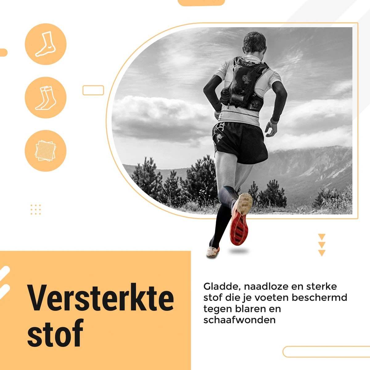 Ogoods 4 Paar Compressiekousen Voor Hardlopen – Compressie Sokken – Steunkousen – Voor Dames En Heren – Maat 41-46 3 Ogoods 4 Paar Compressiekousen Voor Hardlopen – Compressie Sokken – Steunkousen – Voor Dames En Heren – Maat 41-46 - Afbeelding 3