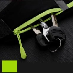 Merkloos TDR - Waterafstotende Heuptas - Comfortabel En Ademend Materiaal, Reflecterend Design, Verstelbare Taille (60-120 Cm), Geschikt Voor Sporten - Zwart En Groen -Merkloos Verkoop 1200x1200 645