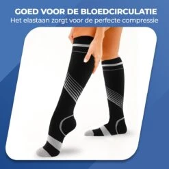 Roegaarden Compressie Sokken - Compressiekousen - Steunkousen - Zwart - Maat 35-39 -Merkloos Verkoop 1200x1200 658