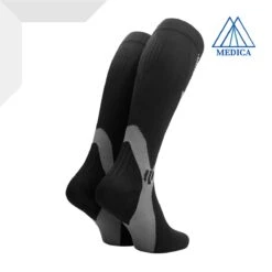 MEDICA - 2 Paar Sportsokken - Maat 36-40 - Compressiekousen - Compressie Sokken - Hardloopsokken - Steunkousen - Sokken Voor Dames En Heren - Unisex – Zwart Grijs - Meerdere Maten Beschikbaar -Merkloos Verkoop 1200x1200 693