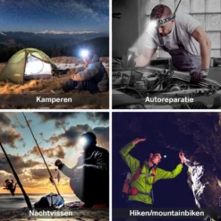 Vivid Green Militaire Hoofdlamp LED Oplaadbaar 18.000 Lumen - Koplamp - Hoofdlampje - Hoofdzaklamp - Hoofdlampen - Outdoor & Indoor - Camping -Merkloos Verkoop 1200x1200 698