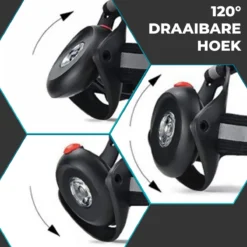 Nince Led Hardloop Verlichting Van Hoge Kwaliteit - One Size - USB Oplaadbaar Voor En Achterkant - Hardloop Lampjes - Hardloop Lichtjes - Hardloop Vest - Hardloopverlichting - Hardloop Borstlamp -Merkloos Verkoop 1200x1200 733