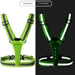 USB Oplaadbaar - Hardloop Verlichting - Verlichting En Reflectie Hesje - LED - Hardloopvest Met Verlichting - Veiligheidshesje - Veilig Sporten - Zichtbaarheid In Het Donker - Veilig De Weg Op -Merkloos Verkoop 1200x1200 741