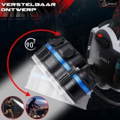 FOXLY® Ultrakrachtige Militaire Hoofdlamp USB Oplaadbaar 18000 Lumen - 8 LED Koplampen - 500 Meter Bereik - 8 Modes - INCLUSIEF Hardcase Opbergtas -Merkloos Verkoop 1200x1200 754