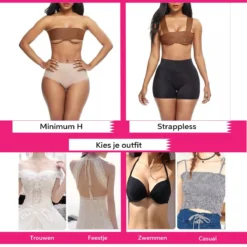 Vivefly Healthcare Mamilla Regular 5 Meter - Gratis Tepel Cover - Push Up Bra - Fashion Tape - Plak BH - Boob Tape - -Merkloos Verkoop 1200x1200 781