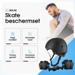 Bolke® - Skate Beschermset - Skeeler Beschermset - Skate Bescherming - Skatehelm - Skeeler Beschermset Kinderen En Volwassenen - Fietsbescherming - Sportbescherming - Skatehelm Voor Kinderen 19 Bolke® - Skate Beschermset - Skeeler Beschermset - Skate Bescherming - Skatehelm - Skeeler Beschermset Kinderen En Volwassenen - Fietsbescherming - Sportbescherming - Skatehelm Voor Kinderen -Merkloos Verkoop 1200x1200 85