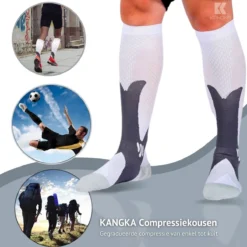 Kangka Compressiekousen - Compressie Sokken Maat 39 Tot 42 (L/XL) - Wit -Merkloos Verkoop 1200x1200 859
