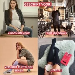 STOX Energy Socks - Sokken Voor Vrouwen - Premium Compressiesokken - Comfortabele Steunkousen - Vochtafdrijvend - Voorkom Pijnlijke Benen En Voeten - Voorkom Rusteloze Benen -Merkloos Verkoop 1200x1200 861