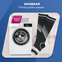 Roegaarden Compressie Sokken - Compressiekousen - Steunkousen - Zwart - Maat 40-45 -Merkloos Verkoop 1200x1200 880