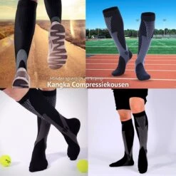 KANGKA Compressiekousen Met 20-30 MmHg - Compressie Sokken Maat 39 Tot 41 (L/XL) - Sportsokken - Hardloopsokken -Merkloos Verkoop 1200x1200 888