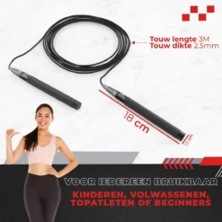 Tested By Athletes Pro Sport Springtouw - Springtouw Voor Gevorderden En Beginners - Met Carrybag -Merkloos Verkoop 1200x1200 92