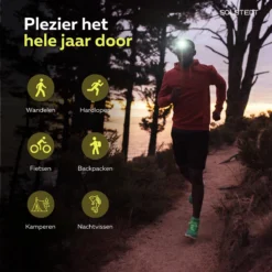 Solstedt® LED Hoofdlamp - USB Oplaadbaar - Bewegingssensor - 200m Bereik - 5 Lichtstanden - Outdoorverlichting - Verstelbaar - Multifunctioneel - Waterdicht -Merkloos Verkoop 1200x1200 982