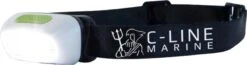 C-line Marine Hoofdlamp - LED 200 Lm - USB Oplaadbaar - Waterdicht IP44 - Wit En Rood Licht.