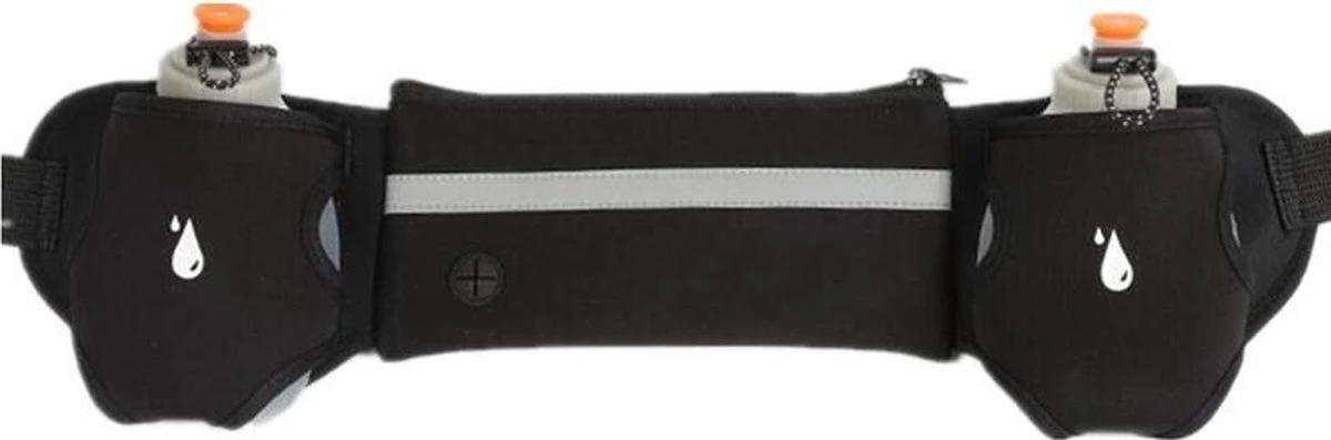 Merkloos Drinkgordel Met 2 Drinkflessen - Hardloop Riem Band / Telefoon Sport Heupriem Met Bidons 1 Merkloos Drinkgordel Met 2 Drinkflessen - Hardloop Riem Band / Telefoon Sport Heupriem Met Bidons