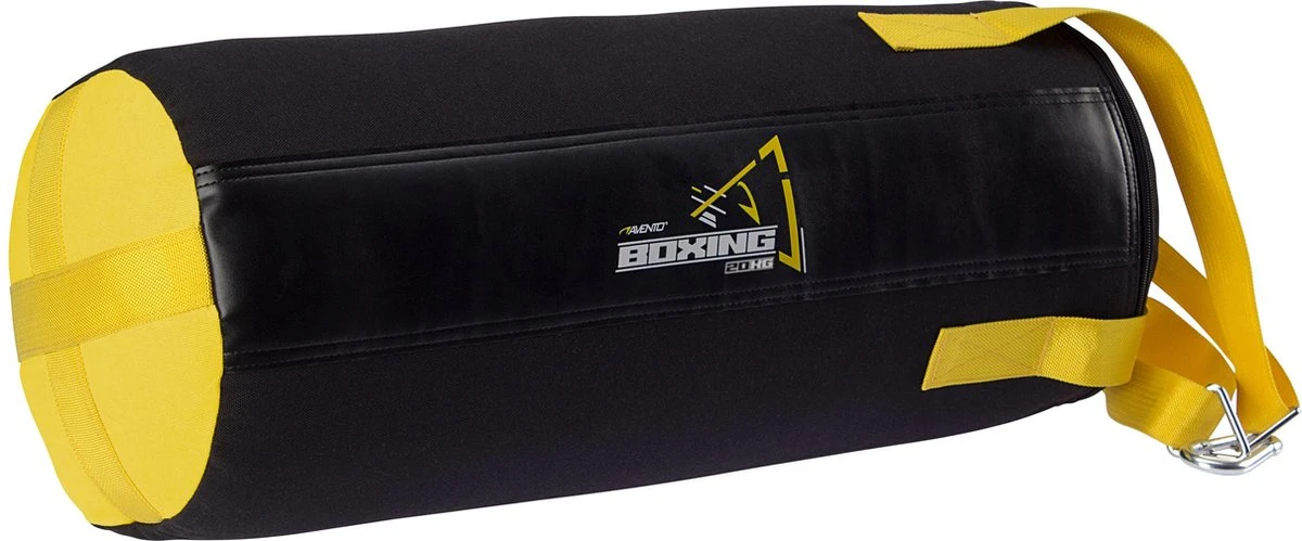 Avento Bokszak - 20 Kg / 100 Cm - Zwart/Geel 6 Avento Bokszak - 20 Kg / 100 Cm - Zwart/Geel - Afbeelding 6