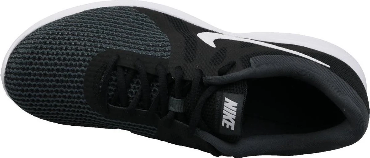 Nike Revolution 4 Eu Heren Sportschoenen - Black/White - Maat 44.5 6 Nike Revolution 4 Eu Heren Sportschoenen - Black/White - Maat 44.5 - Afbeelding 6