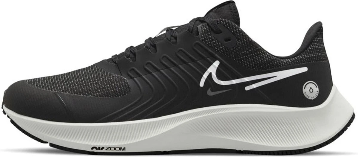 Nike Air Zoom Pegasus 38 Shield Sportschoenen - Maat 42.5 - Mannen - Zwart/wit 4 Nike Air Zoom Pegasus 38 Shield Sportschoenen - Maat 42.5 - Mannen - Zwart/wit - Afbeelding 4