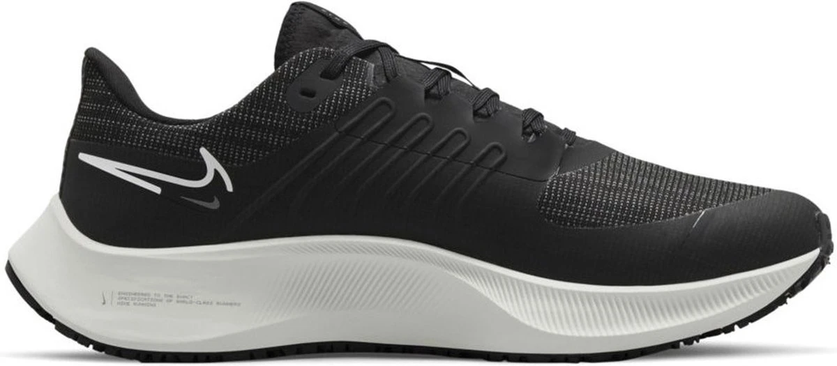Nike Air Zoom Pegasus 38 Shield Sportschoenen - Maat 42.5 - Mannen - Zwart/wit 2 Nike Air Zoom Pegasus 38 Shield Sportschoenen - Maat 42.5 - Mannen - Zwart/wit - Afbeelding 2