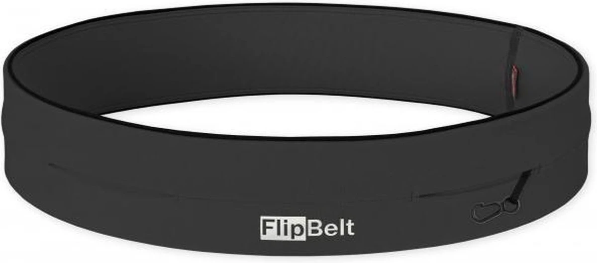 FlipBelt Classic - Running Belt – Hardloopriem Voor Telefoon, Water En Meer – Unisex – Donkergrijs - M 4 FlipBelt Classic - Running Belt – Hardloopriem Voor Telefoon, Water En Meer – Unisex – Donkergrijs - M - Afbeelding 4