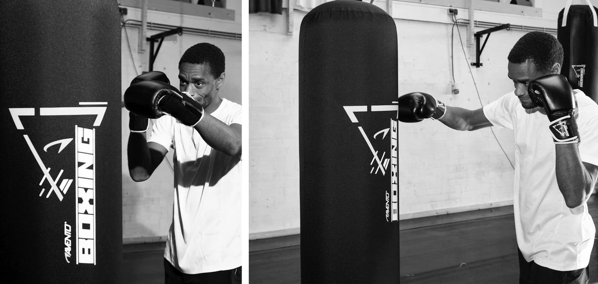 Avento Bokszak Opblaasbaar Standaard - Reflex - Zwart/Geel 5 Avento Bokszak Opblaasbaar Standaard - Reflex - Zwart/Geel - Afbeelding 5