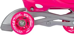 Nijdam 3-in-1 Inline Skates Verstelbaar - Floral Switch - Fuchsia/Wit/Roze/Zilvergrijs - 25-28 -Merkloos Verkoop 1200x572