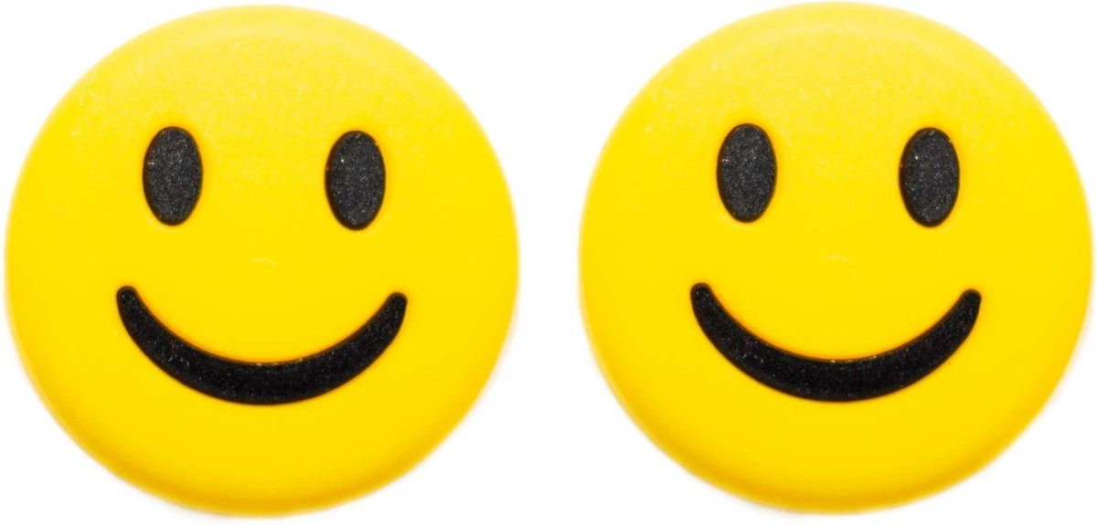 Merkloos Tennisdemper - Demper - Smile Geel - 2 Stuks - Hoge Kwaliteit - Ixen 2 Merkloos Tennisdemper - Demper - Smile Geel - 2 Stuks - Hoge Kwaliteit - Ixen - Afbeelding 2