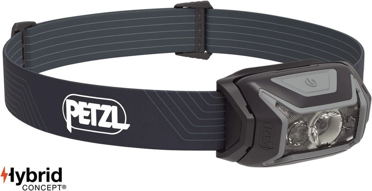 Petzl Actik - Grijs - Hoofdlamp - 450 Lumen 2 Petzl Actik - Grijs - Hoofdlamp - 450 Lumen - Afbeelding 2